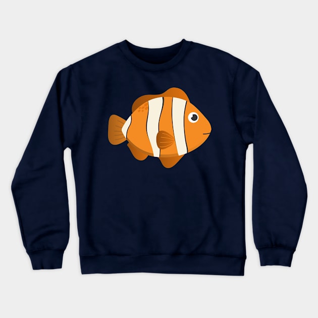 We Found Him!  Clown Anemone Fish Crewneck Sweatshirt by WaltTheAdobeGuy